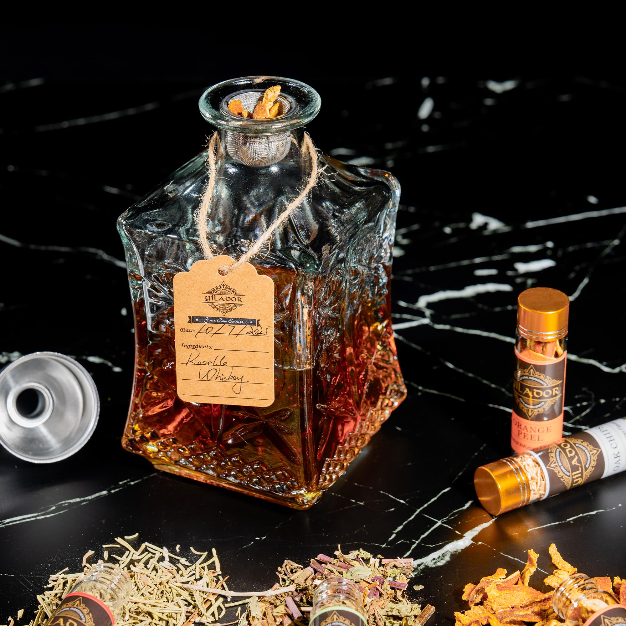Yilador kit de infusión ron para toques caribeños en tus tragos.