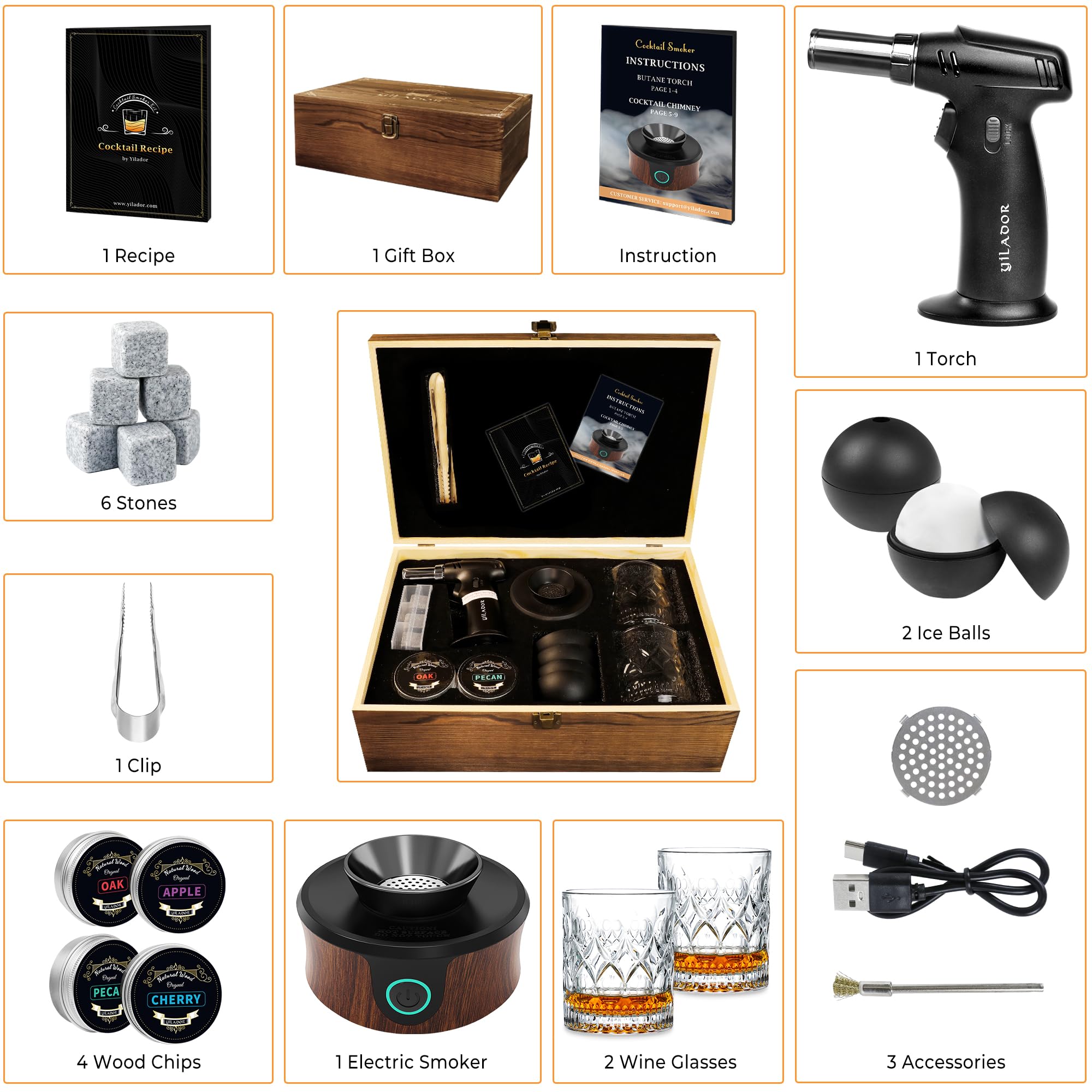 Yilador moldes de hielo en bolas para bebidas premium