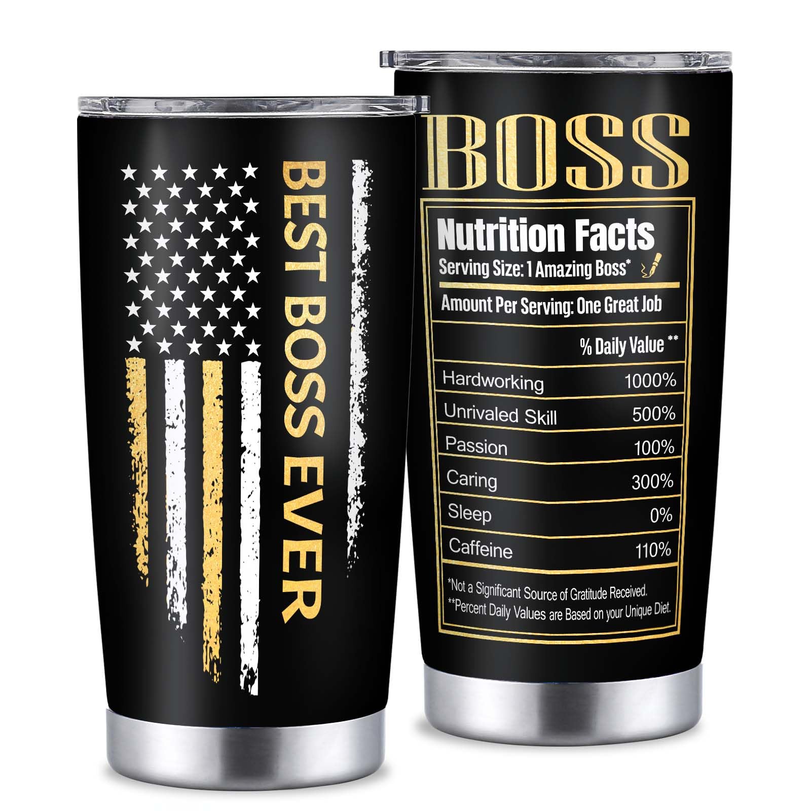 YILOWEMY taza termica jefe 20oz con tapa para mantener bebidas calientes