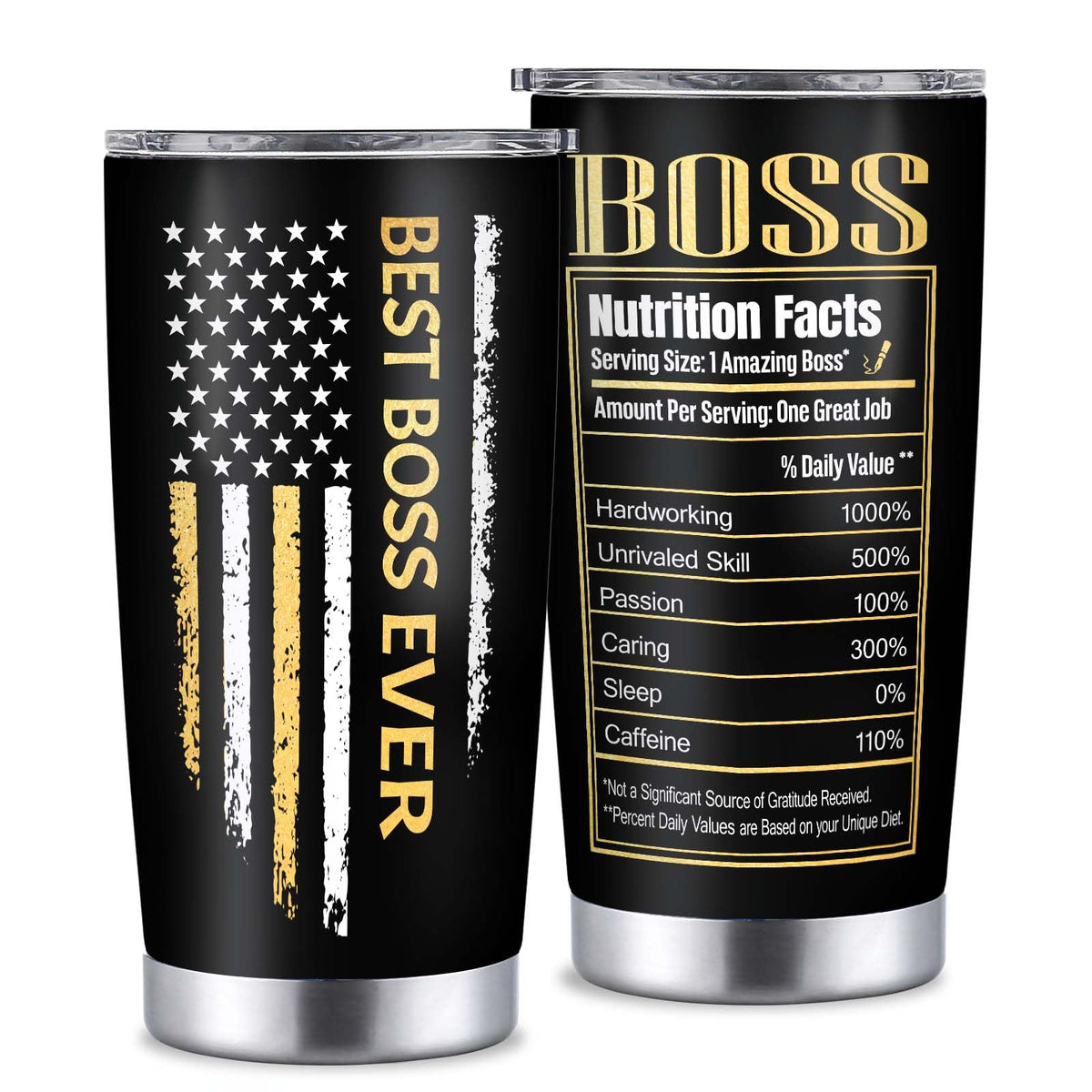 YILOWEMY taza termica jefe 20oz con tapa para mantener bebidas calientes