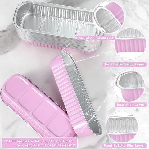 Moldes mini Yimerlen con cuchara incluida para porciones y servicio simple.