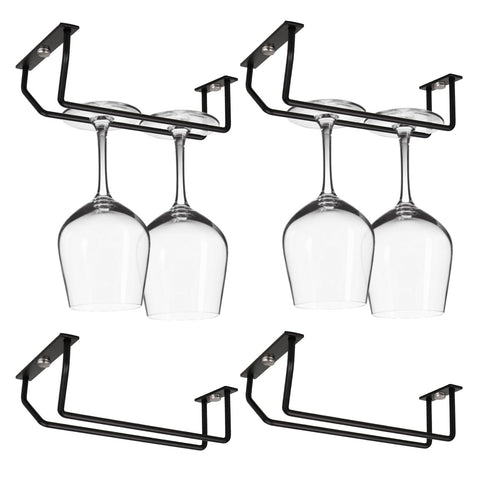 Yimerlen soporte copa bajo armario de 7 pulgadas, copas ordenadas.