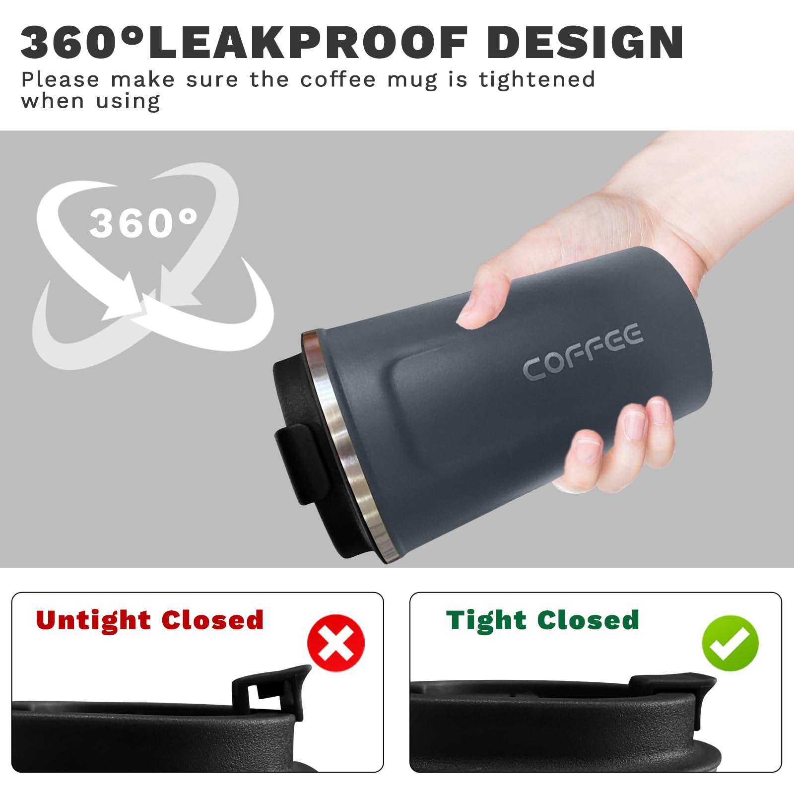 Capacidad de 510 ml YINBAOGE para uso diario