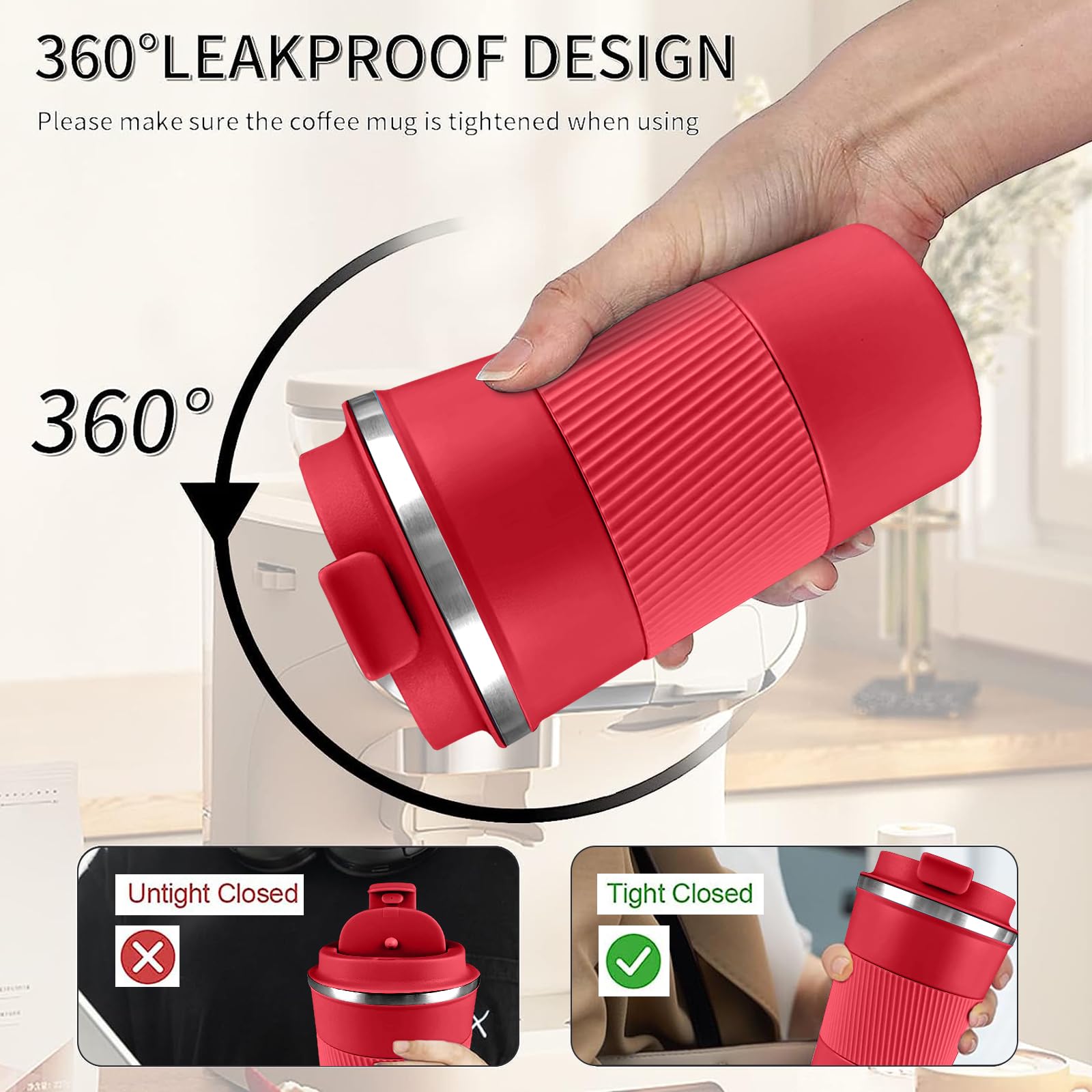 YINBAOGE compatible con portavasos de coche para viaje diario
