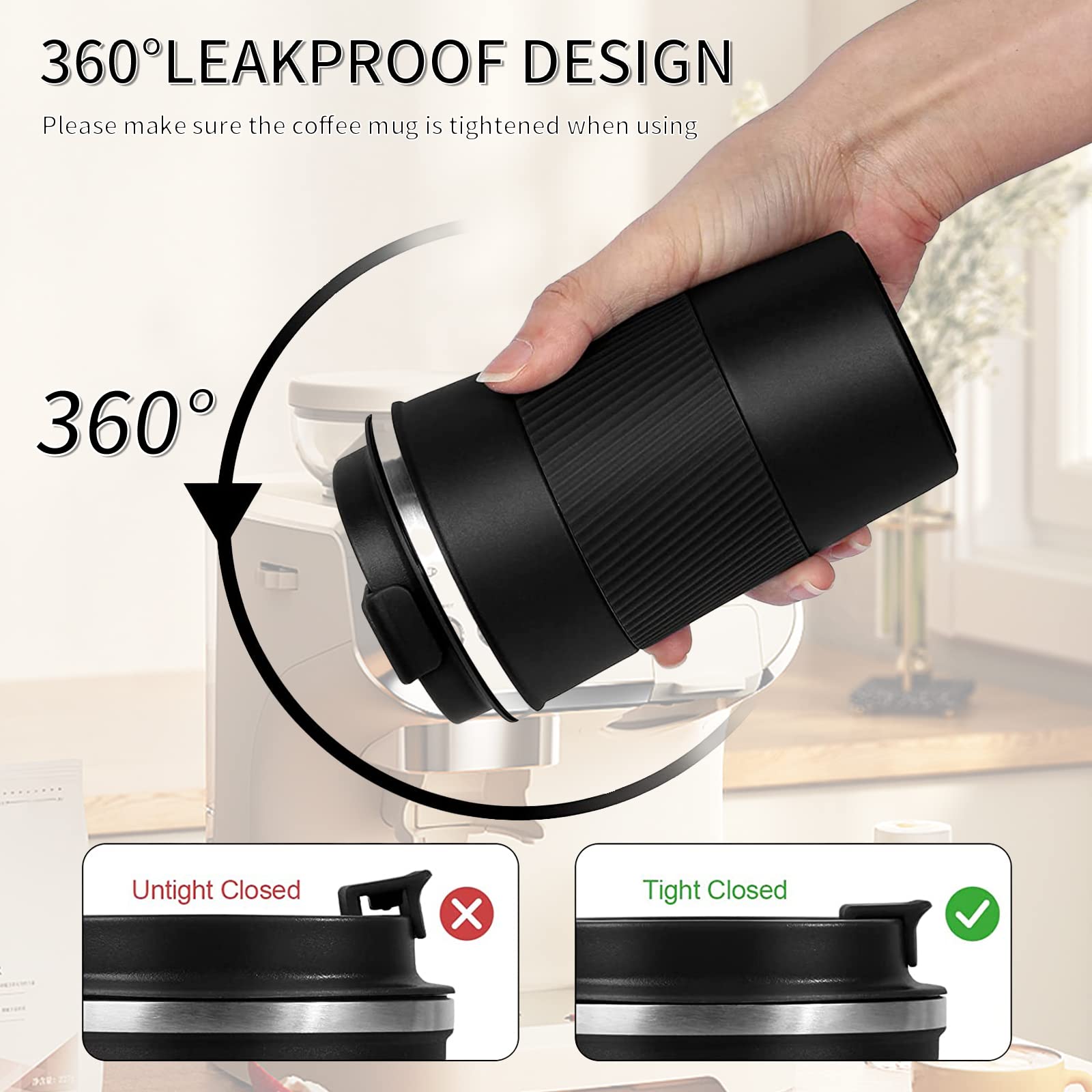 YINBAOGE Manga de silicona ergonómica para un agarre estable