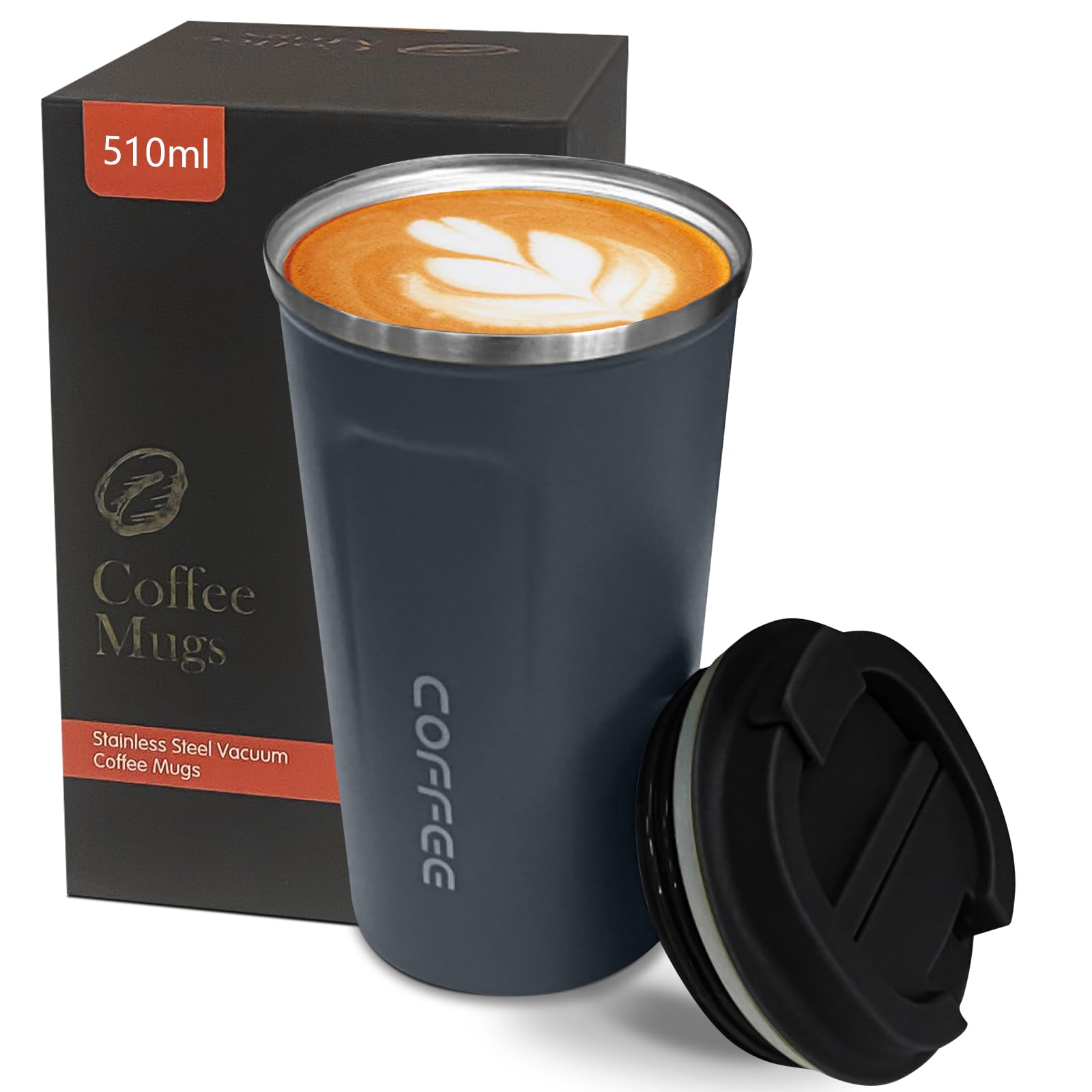 Taza de viaje YINBAOGE con aislamiento mantiene caliente durante horas