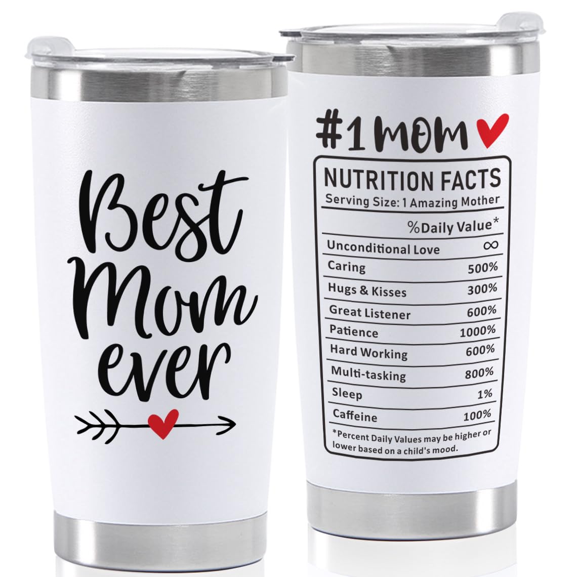 Vaso térmico YINCUO de 20 onzas, ideal regalo para mamá que disfruta café caliente.