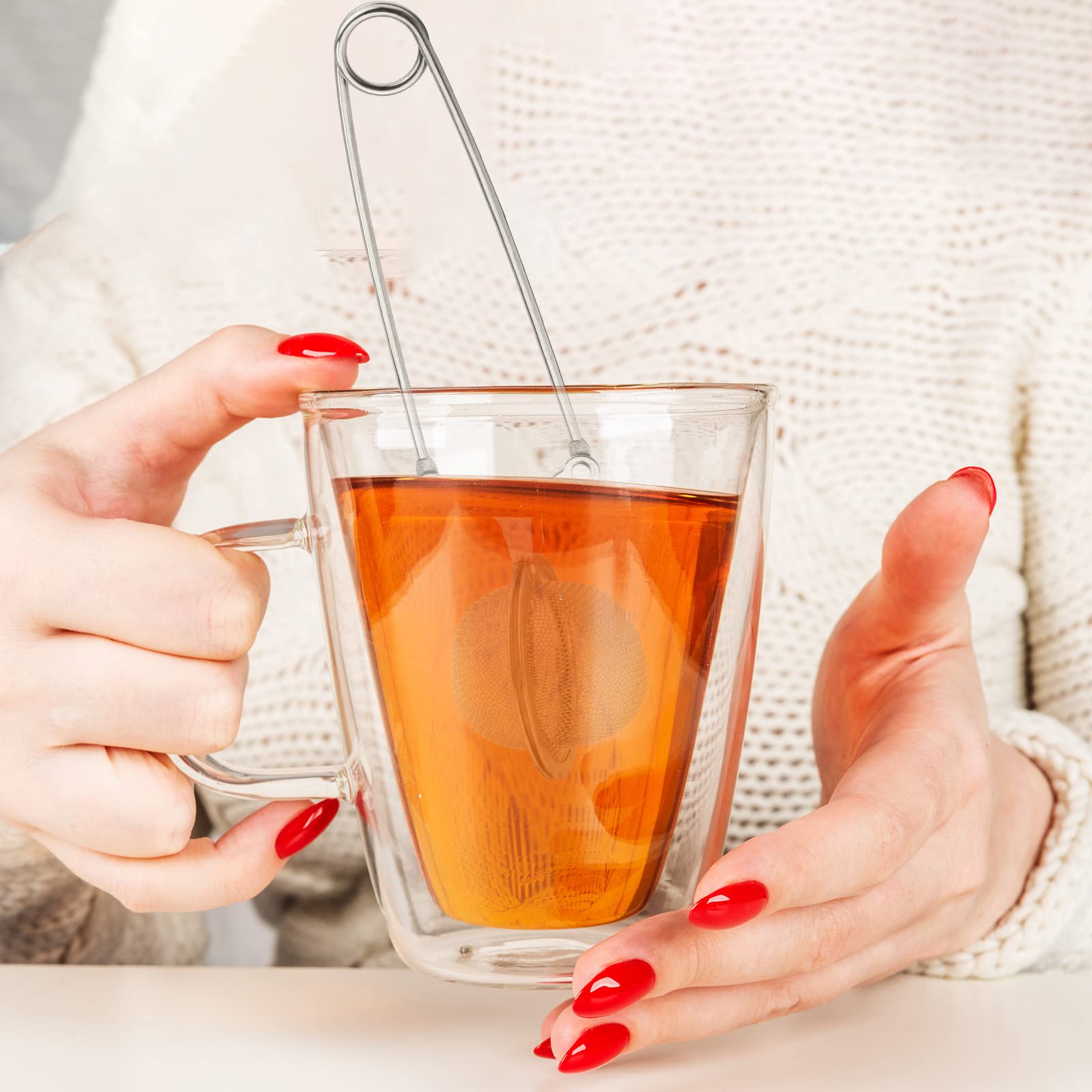 Infusor Yinder en taza realza aromas y sabores del té