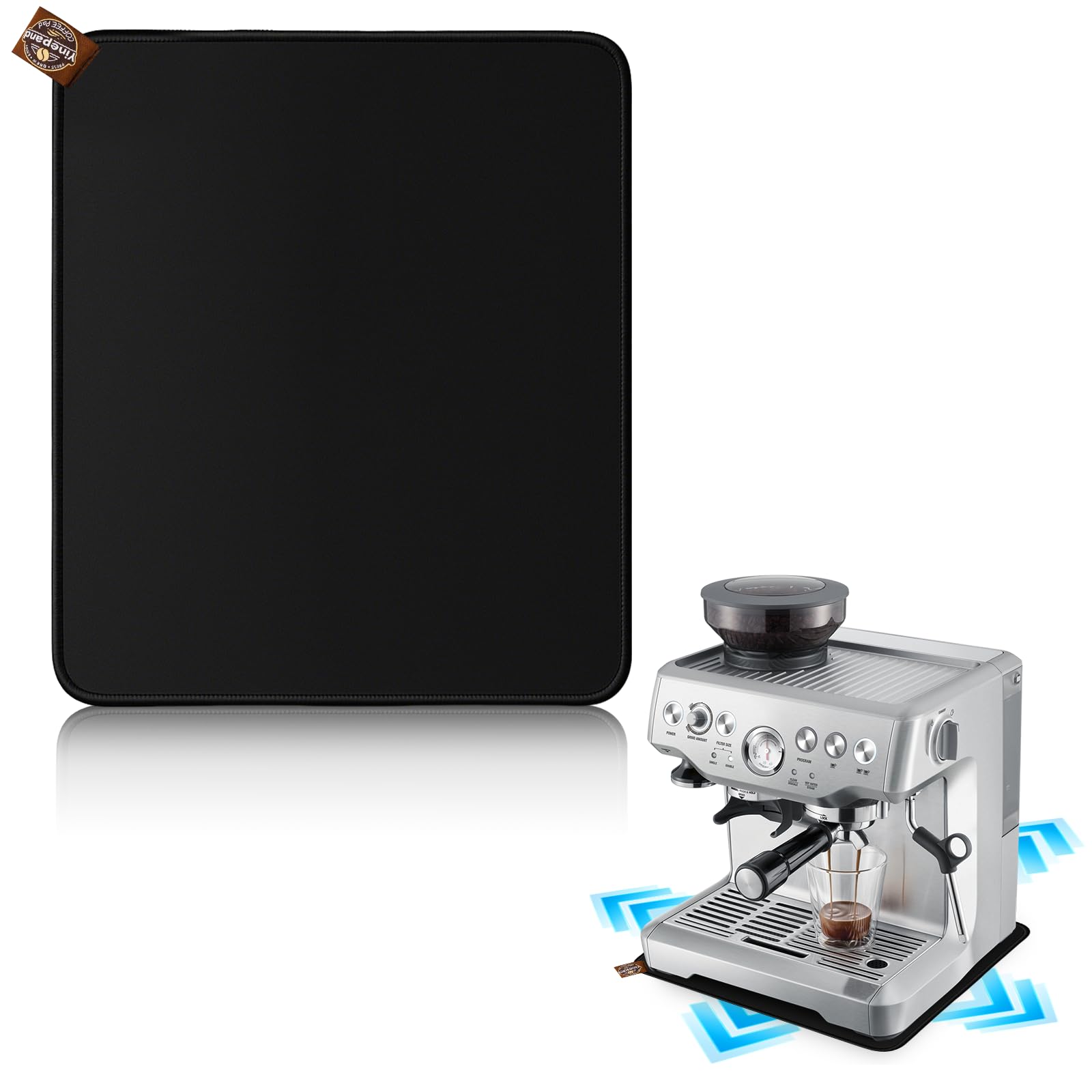 Alfombrilla YinEpand para Breville 870XL: base antideslizante y deslizamiento suave para reposicionar la máquina