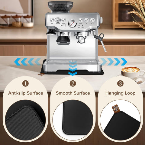 Alfombrilla YinEpand protege superficies con base antideslizante para Breville 870XL