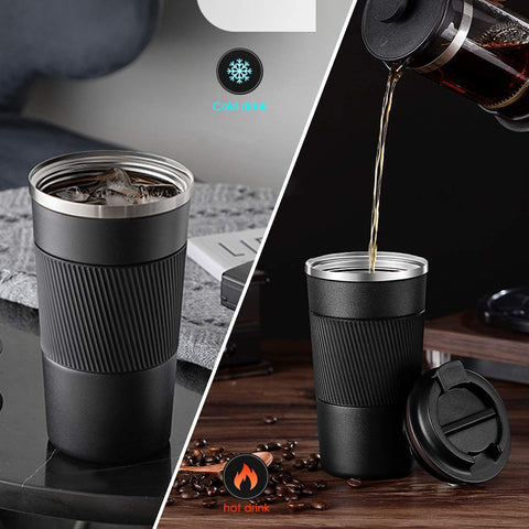 Taza para coche YINJOYI encaja en portavasos de vehículos.