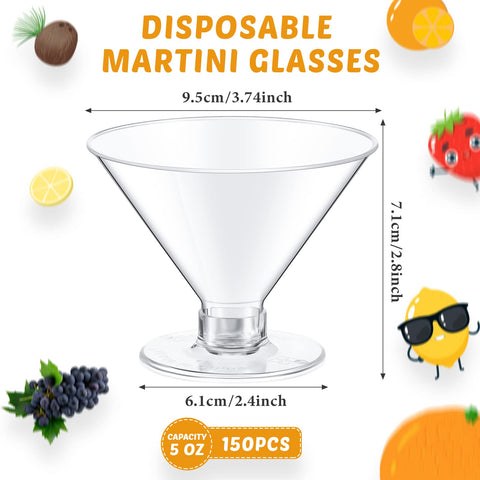 Copa Yinkin de 5oz para porciones consistentes en bebidas y postres.
