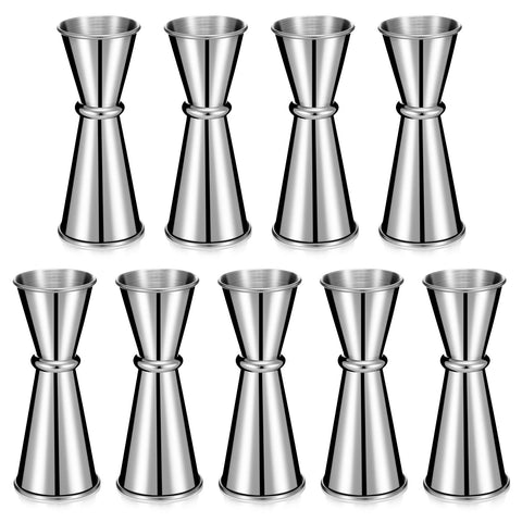 Yinkin jigger: colección de 9 piezas de medición para cocteles.
