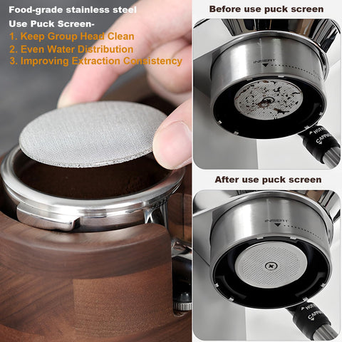 Portafiltro YITIHOME 51mm de ajuste preciso para DeLonghi, sin fugas ni equilibrio inestable.