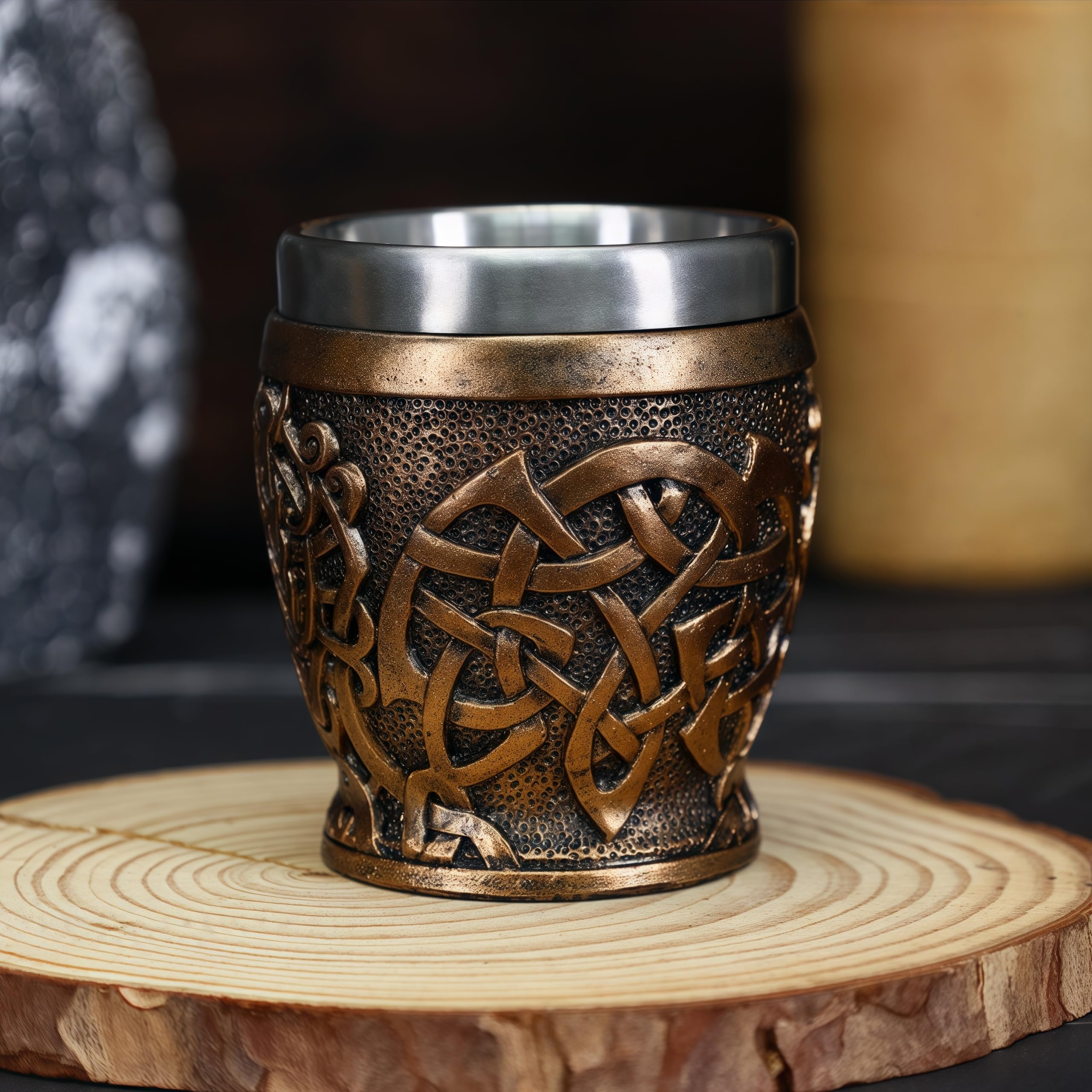 Peso equilibrado y manejo cómodo del vaso Skull Armor
