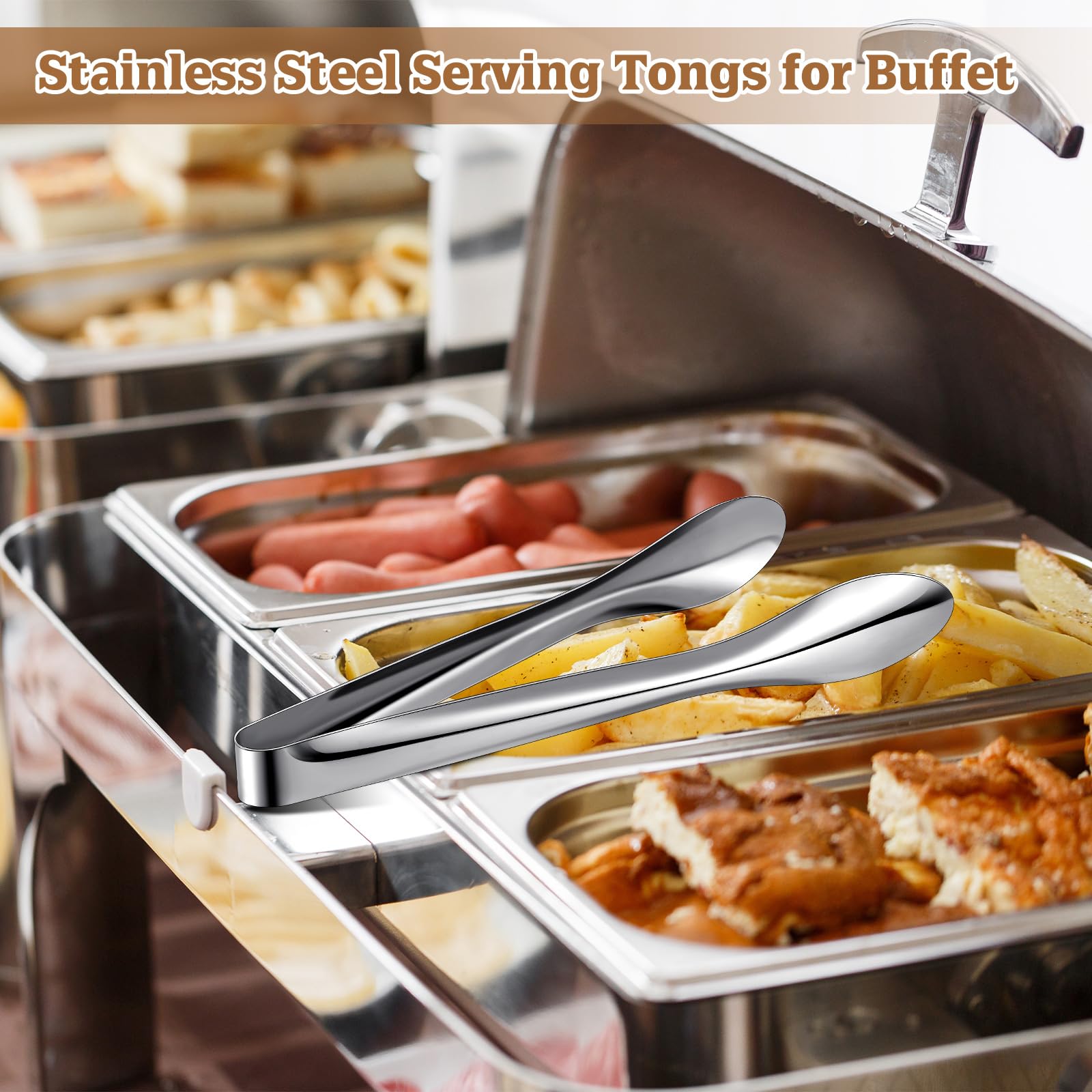 Pinzas duraderas Yiyiring, resistencia al calor para cocina y buffet