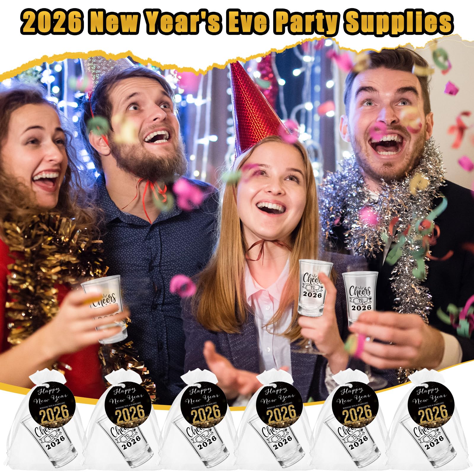 Empaque de regalo listo para fiestas con productos Yiyiring.