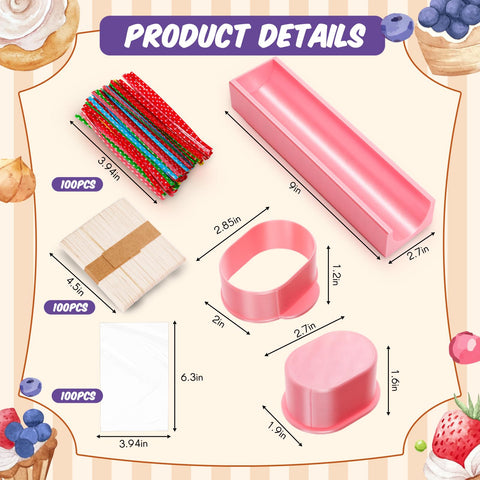 Molde cakesicle de Yiyiring con bandeja de 9 pulgadas para lotes grandes