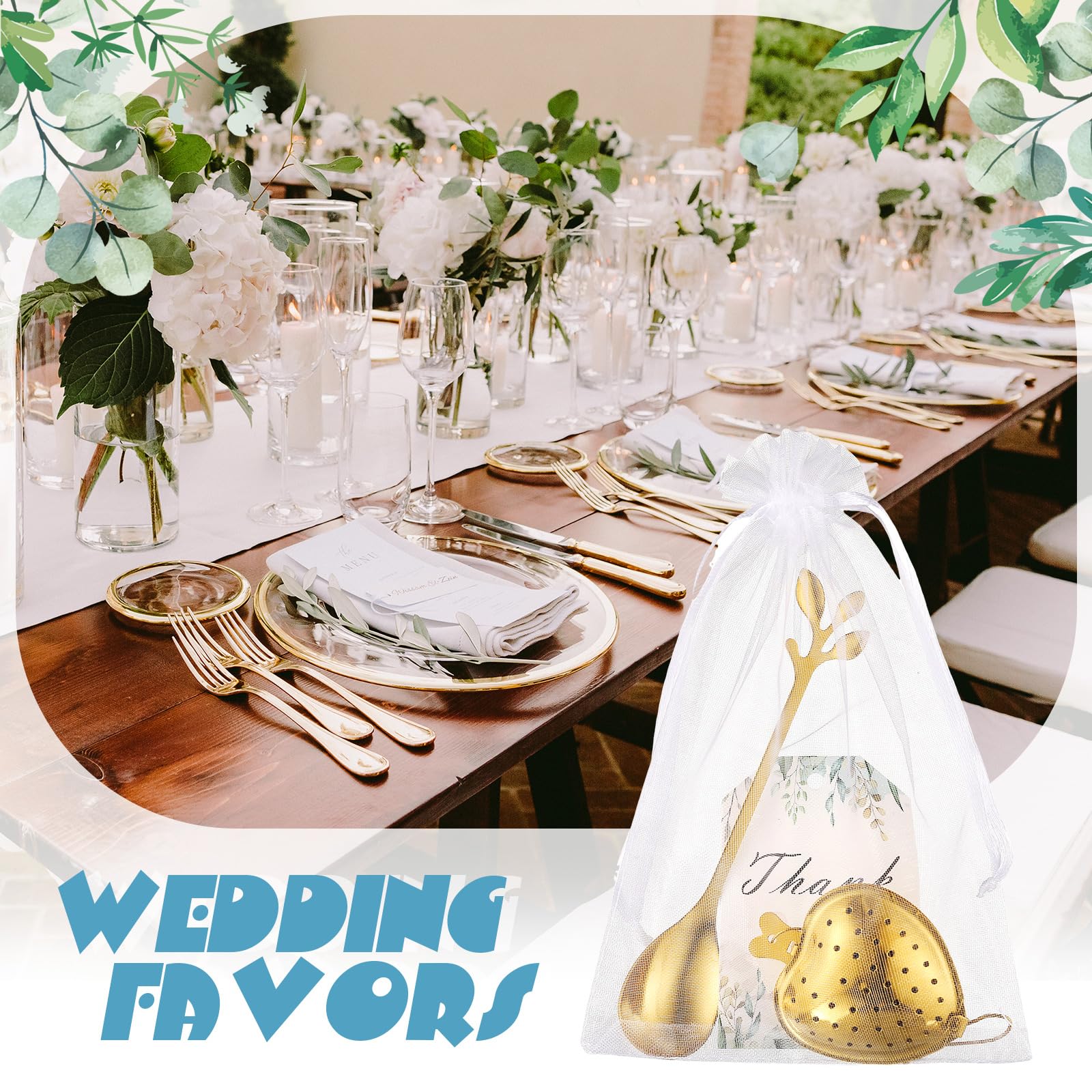 Presentación de regalo para boda de Yiyiring, conjunto dorado para invitados.