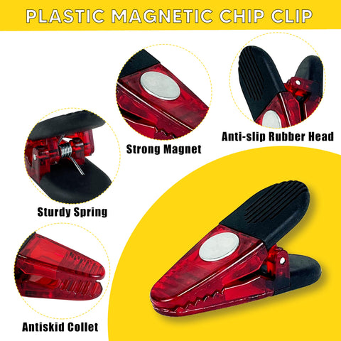 YIYITOOLS clip magnético para bolsas de snacks con cierre hermético.