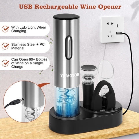 YJHAOTOU tapón-vacio-vino mantiene la bebida fresca