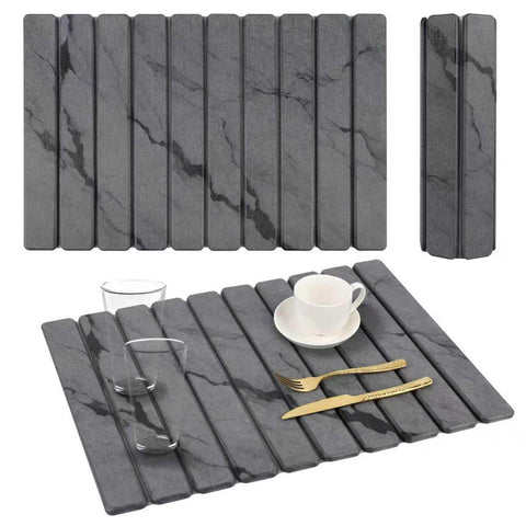 YLjindoia tapete secado para platos con absorción rápida en la encimera.