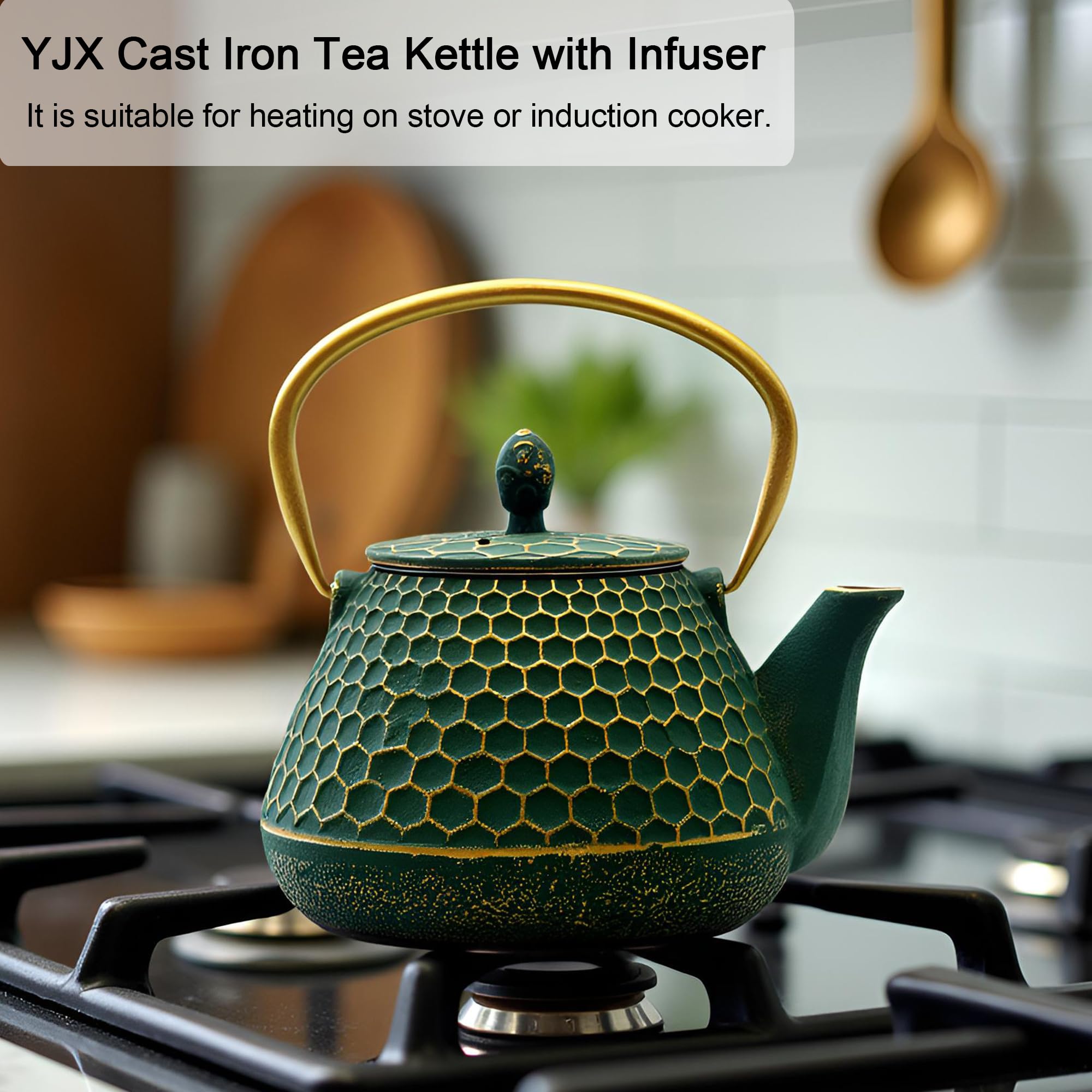 Tazas de té cerámicas YJX con diseño hexagonal para servir con estilo