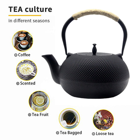 Tetera YJX con diseño de tachuelas decorativas que realza la cocina