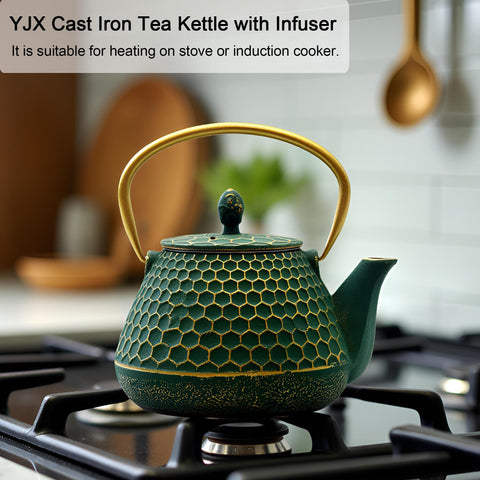 Diseño hexagonal y elegante de YJX Tetsubin en la cocina.