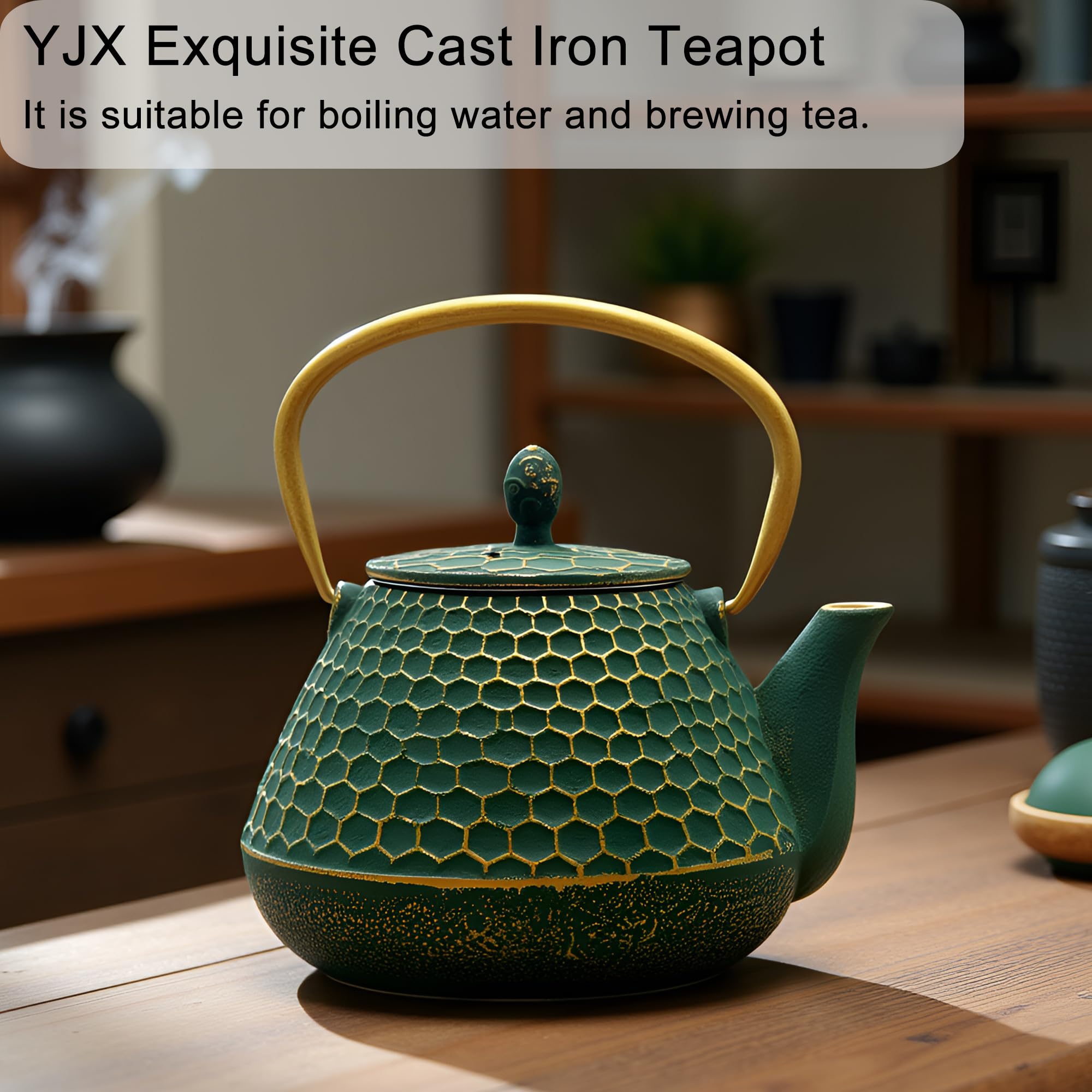 Infusor de acero inoxidable de YJX Tetsubin para infusiones limpias.