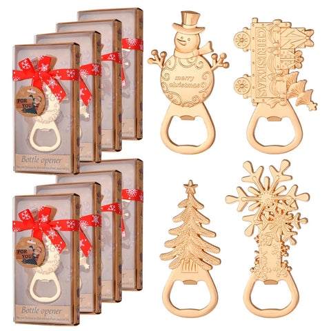 Abrebotellas navideño de YKLIGTN para boda, detalle elegante para invitados.