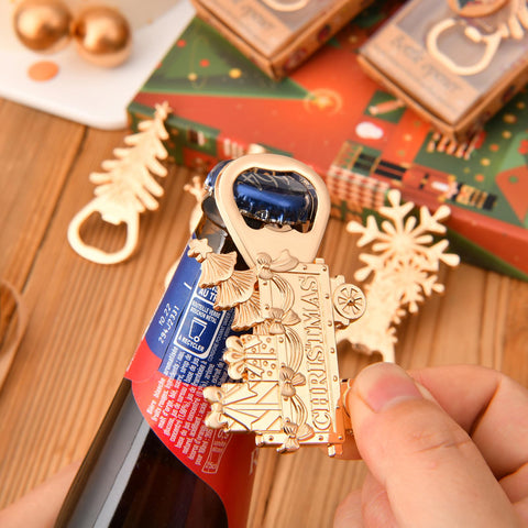 Abrebotellas navidad YKLIGTN, perfecto para ducha de bebé, recuerdo festivo.