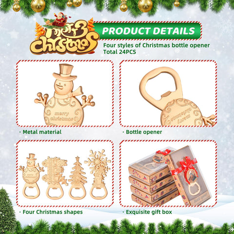 Acabado premium de YKLIGTN, abrebotellas navidad, durable y funcional.