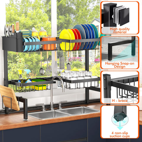 YKLSLH gran capacidad para platos y utensilios tras la comida