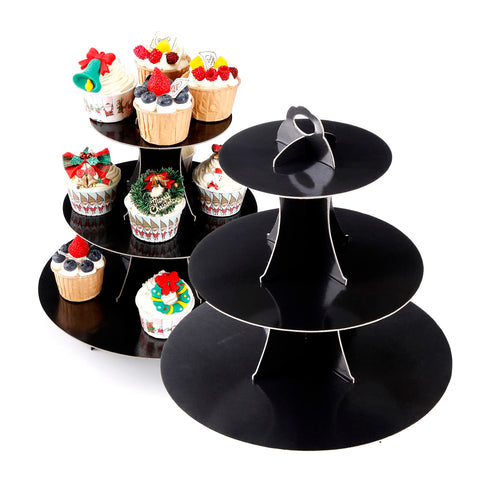 Torre de pasteles YLDW 3 niveles, estable y elegante