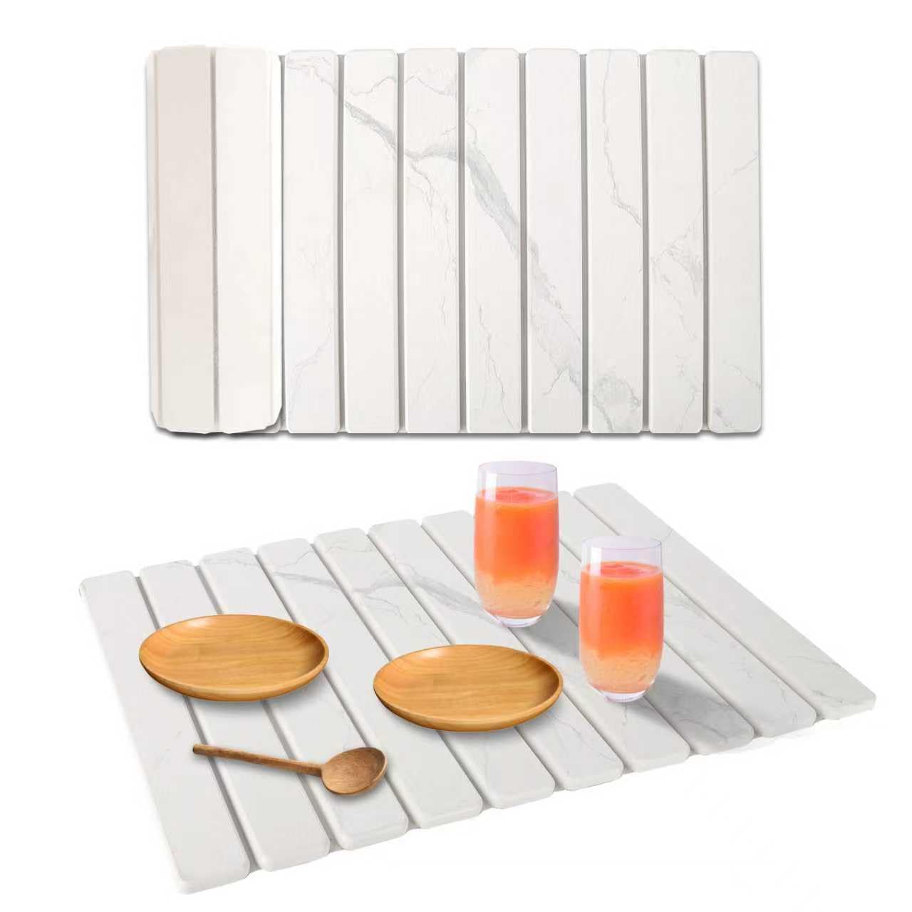 YLjindoia diatomita-piedra secado-platos-marfil: absorción rápida para vajilla.