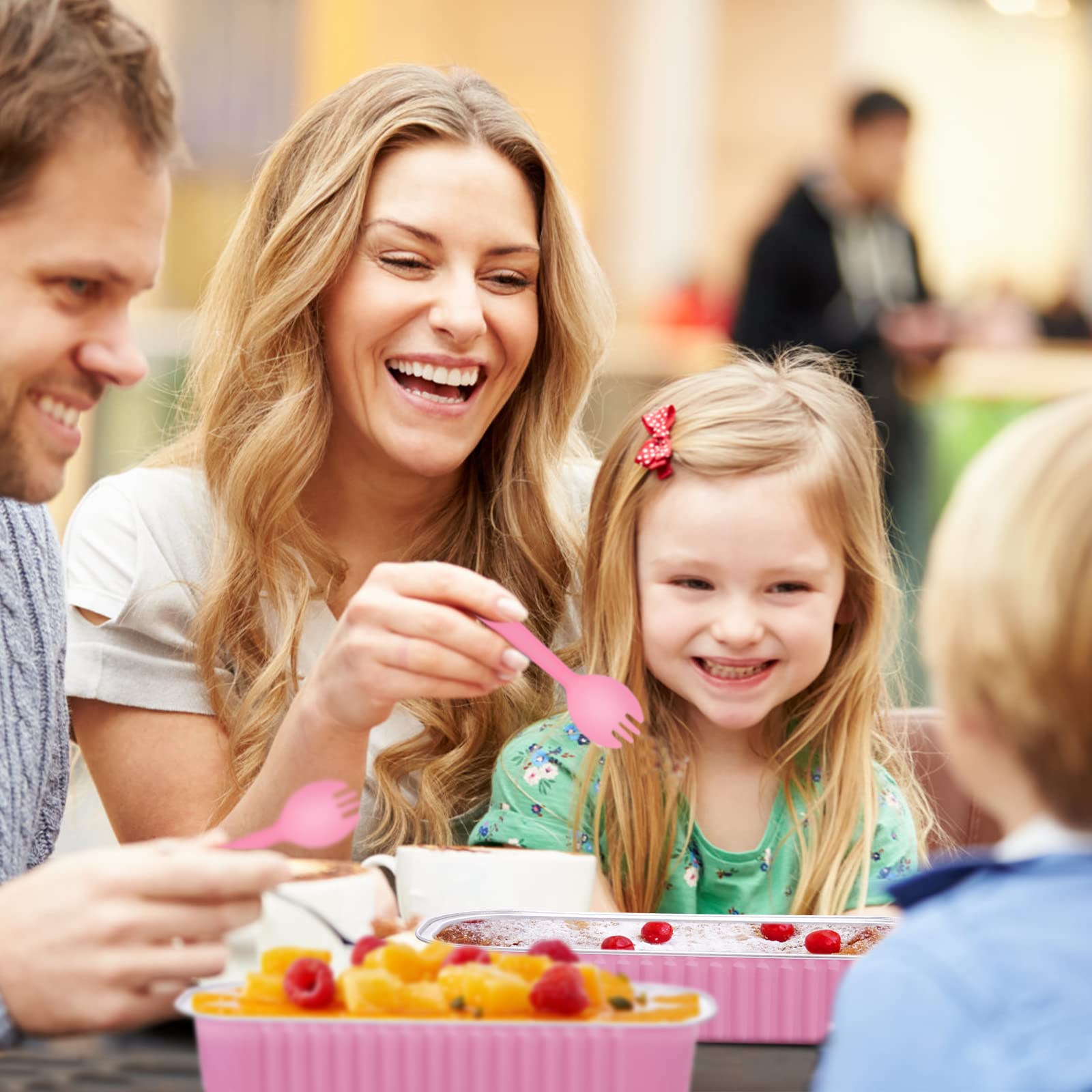 ylnurac usos para fiestas y picnic, ideal para presentaciones de postres.