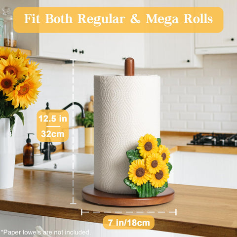 Arreglo de girasol de resina YLOVAN aporta brillo decorativo a la cocina