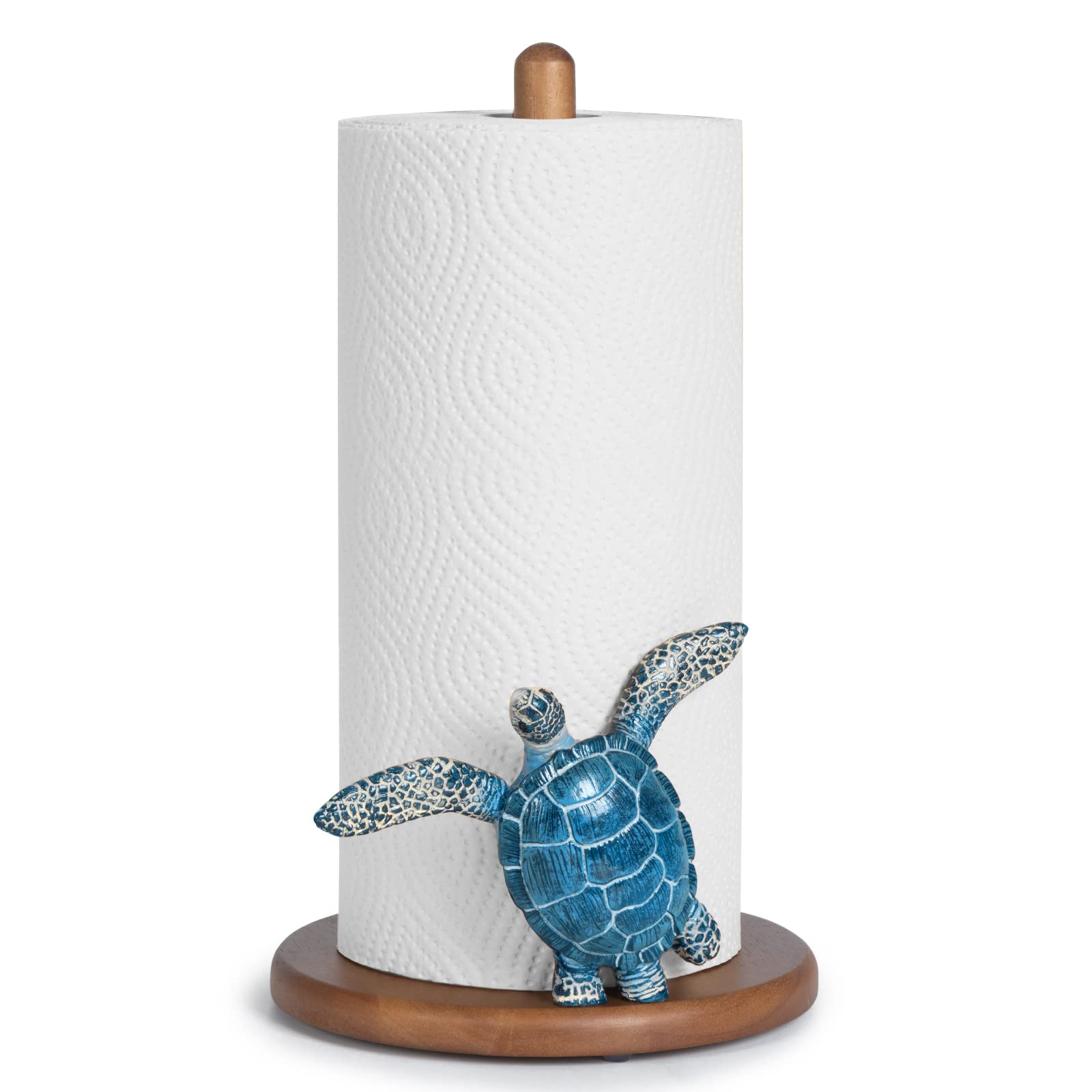 YLOVAN porta-papel toalla tortuga marina, decorativo y práctico para la cocina.