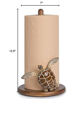 YLOVAN portarrollos papel tortuga compatible con rollos estándar y extragrandes.