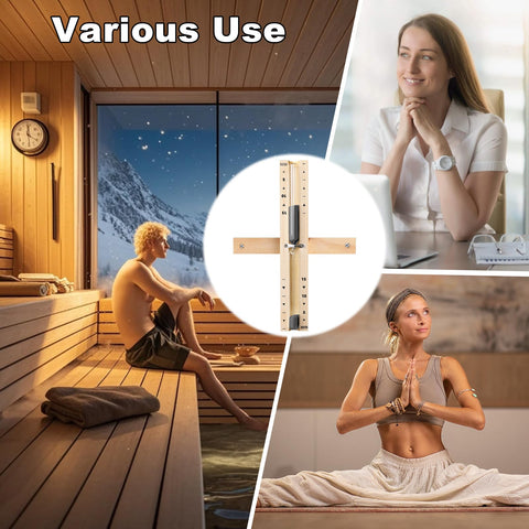 Uso multifuncional de YLTIMER en spa y yoga como temporizador confiable.