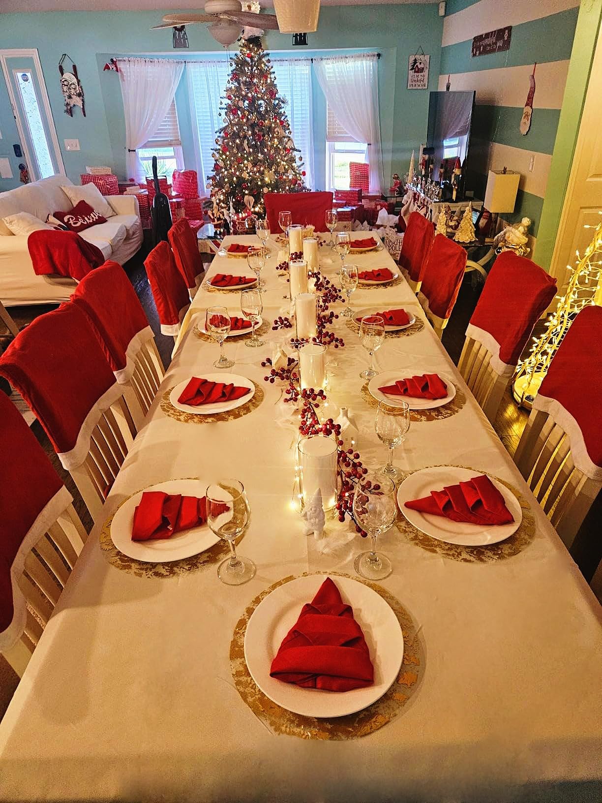 YLUSUJAKX placemats dorados de malla, ambiente banquetístico en eventos