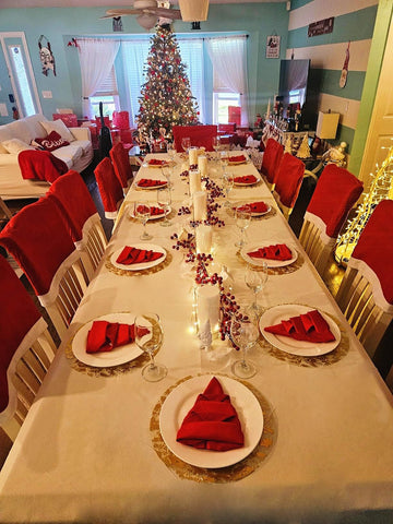 YLUSUJAKX placemats dorados de malla, ambiente banquetístico en eventos