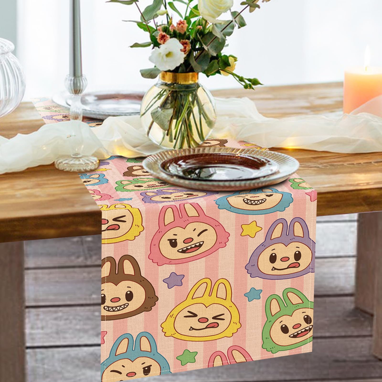 Medidas 13x72 pulgadas para decorar mesas y buffets con YMCAFZ.