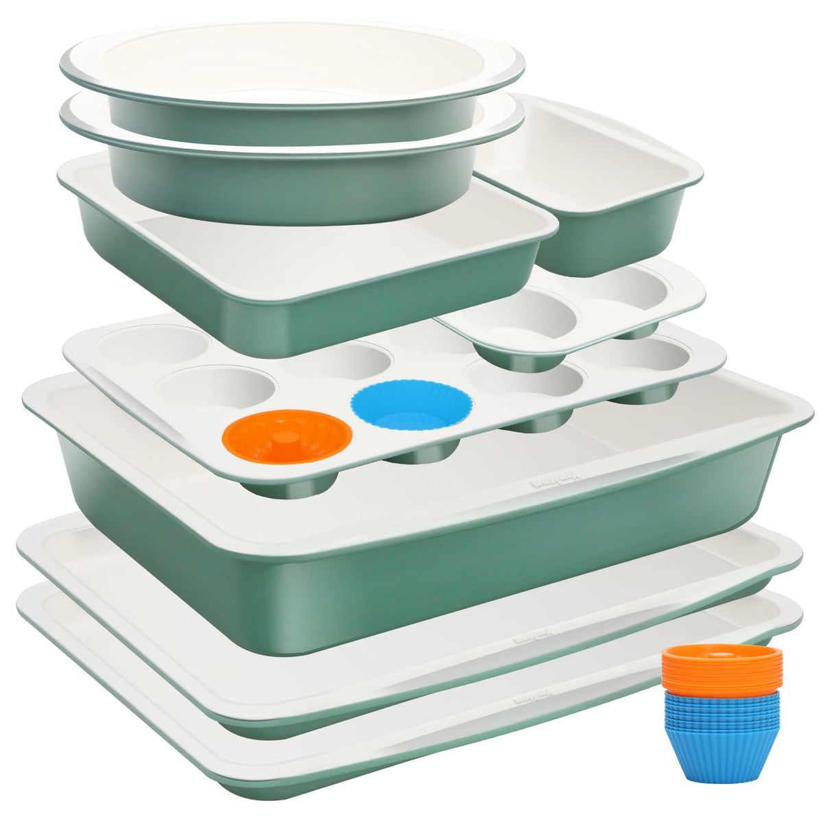 Ymiton set-horno cerámico 33 piezas para hornear sin aceite