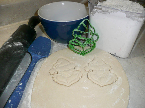 Cortador de trineo Grinchy para galletas