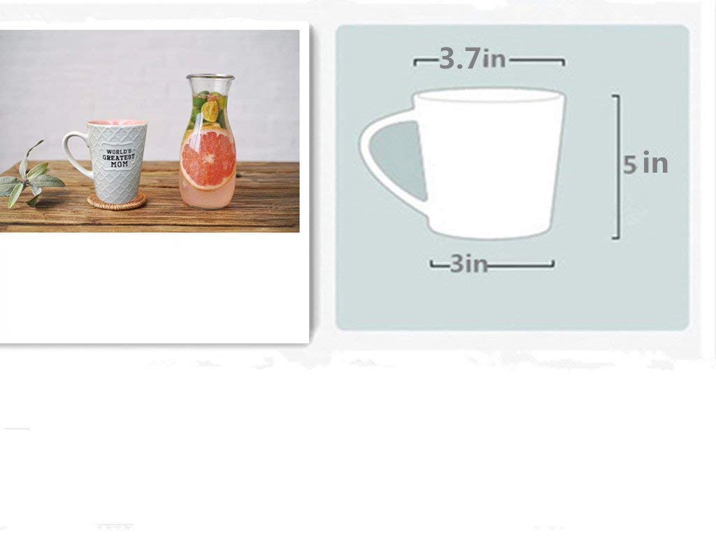 Taza Ynsfree capacidad 16 onzas, apta para café o té.