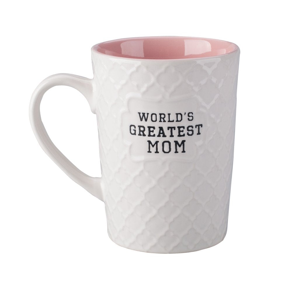 Taza Ynsfree grande para mamá, frontal con diseño claro, ideal para café matutino.