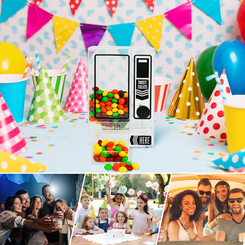 YOBRO Dispensador de caramelos, regalo ideal para cumpleaños o fiestas