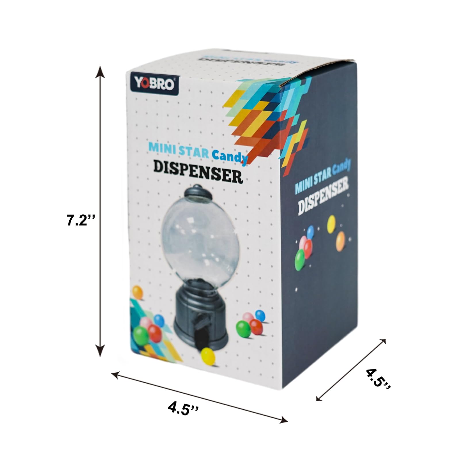 YOBRO Mini Dispensador: dulces para fiestas, toque nostálgico